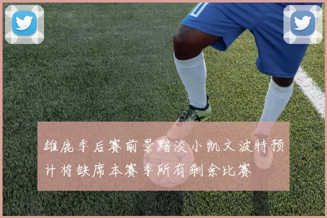 雄鹿季后赛前景黯淡小凯文波特预计将缺席本赛季所有剩余比赛